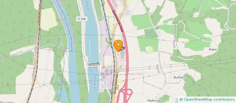 localisation de l'entreprise DE BRESSAC  LORIOL-SUR-DROME