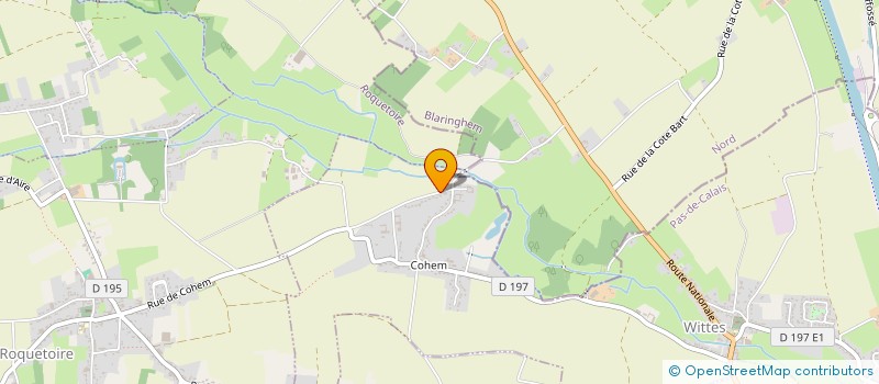 localisation de l'entreprise DE BREYNE ASSURANCES  WITTES