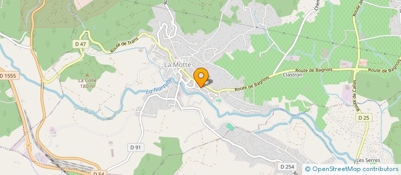 localisation de l'entreprise DE BRITO CREATIVE  LA MOTTE