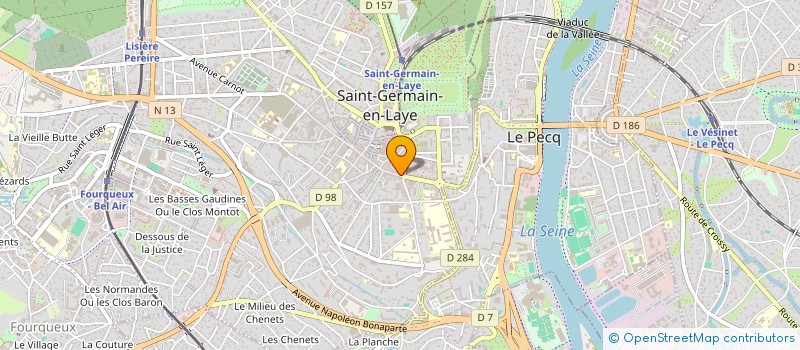 localisation de l'entreprise DE BRUTS EN BLANCS à SAINT-GERMAIN-EN-LAYE