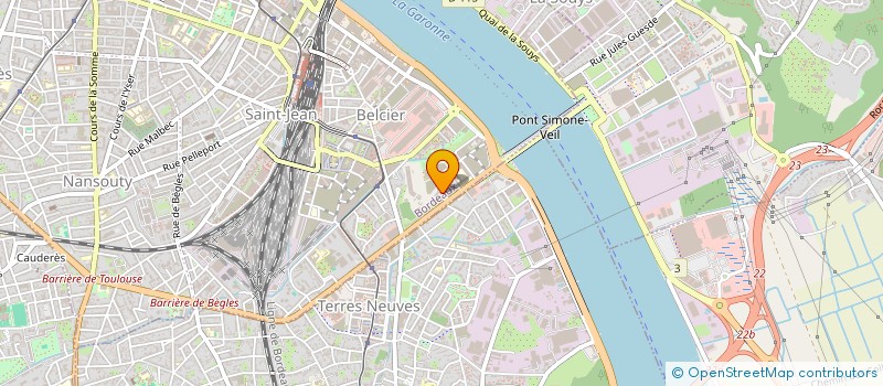 localisation de l'entreprise DE-BS  BORDEAUX