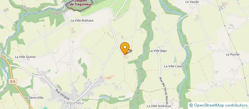 localisation de l'entreprise DE BUHARD à TREGOMEUR