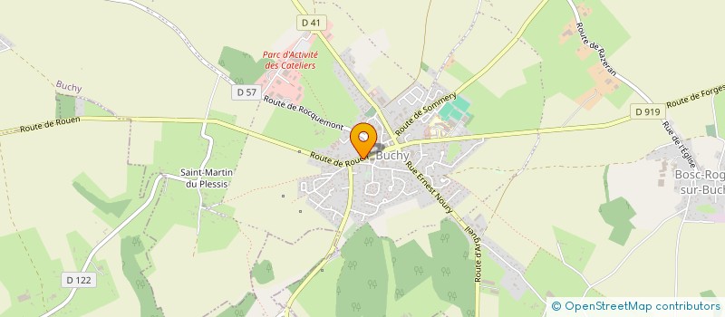 localisation de l'entreprise DE BULLES ET D'OR  BUCHY