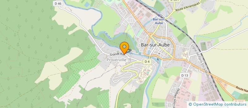 localisation de l'entreprise DE BUSSERIE  MONTIER-EN-L'ISLE