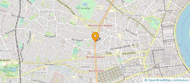 localisation de l'entreprise DE BUTLER JEAN-RALPH ET NADIA à BORDEAUX