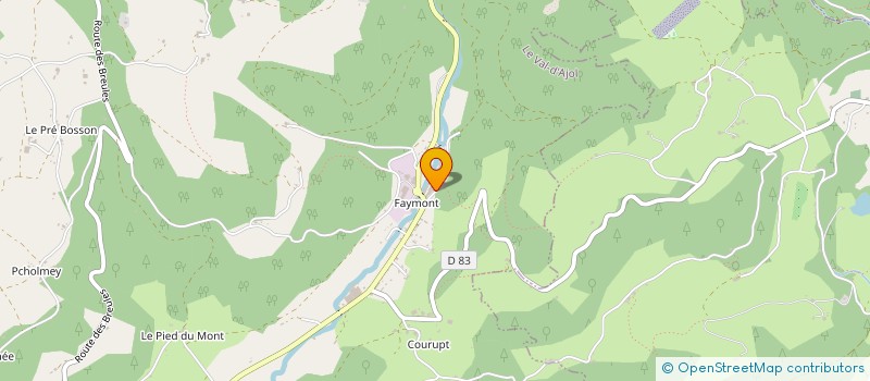 localisation de l'entreprise DE BUYER INDUSTRIES à LE VAL-D'AJOL