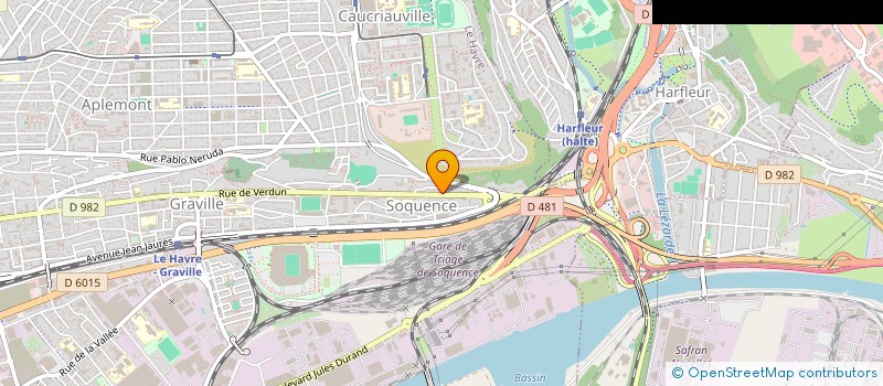 localisation de l'entreprise DE C MARIN AUTO à LE HAVRE