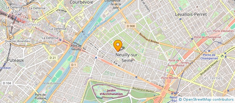 localisation de l'entreprise DE CADENET IMMOBILIER à NEUILLY-SUR-SEINE