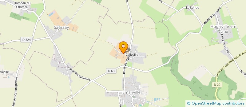 localisation de l'entreprise DE CALLEVILLE  EMANVILLE
