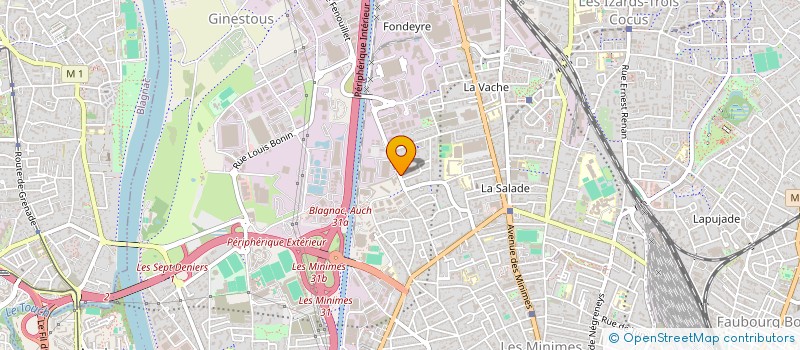 localisation de l'entreprise DE CAMAZARD à TOULOUSE