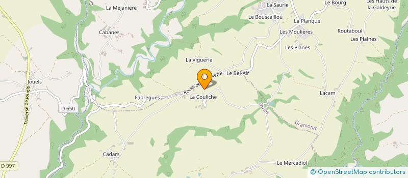 localisation de l'entreprise DE CAMBOULE  CABANES