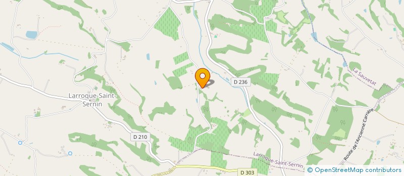 localisation de l'entreprise DE CANTAS  LARROQUE-SAINT-SERNIN