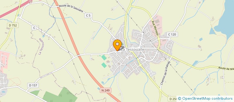 localisation de l'entreprise DE CAPE ET DE SONGES à CHOLET