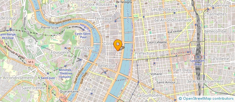 localisation de l'entreprise DE CAPRIO  LYON