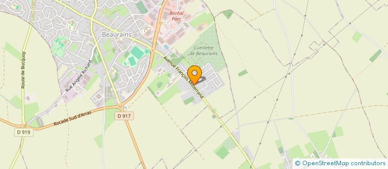 localisation de l'entreprise DE CARANT  BEAURAINS