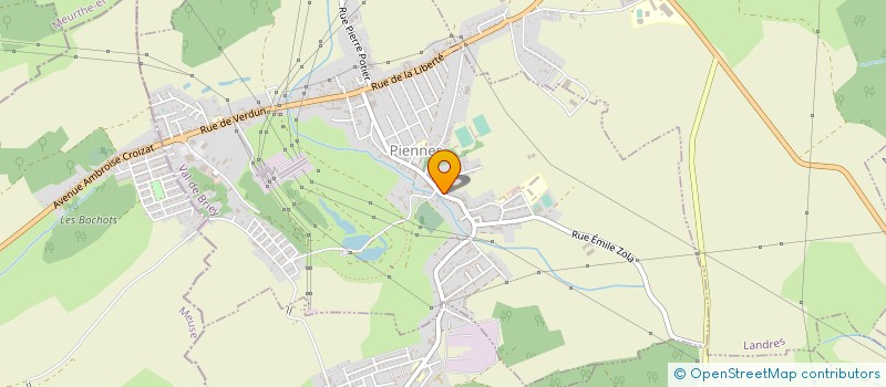 localisation de l'entreprise DE CARLI - GIVERT  PIENNES