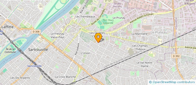 localisation de l'entreprise DE CARLO à SARTROUVILLE