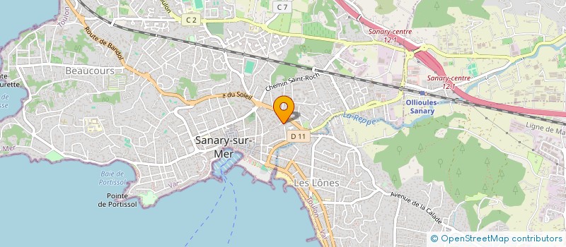 localisation de l'entreprise DE CARLO IMMO  SANARY-SUR-MER