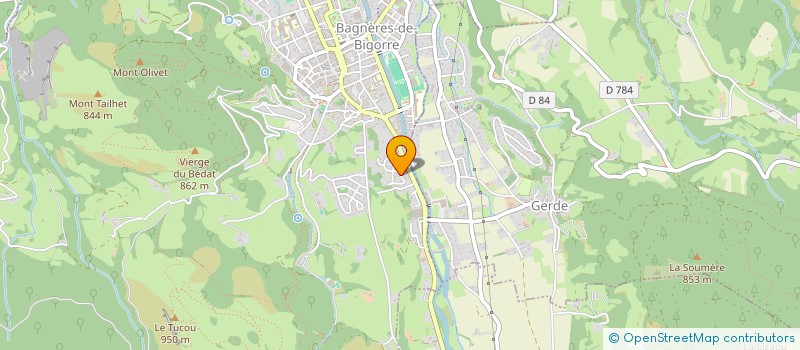 localisation de l'entreprise DE CARPAA  BAGNERES-DE-BIGORRE