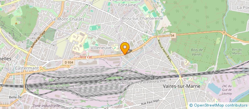 localisation de l'entreprise DE CARVALHO à BROU-SUR-CHANTEREINE