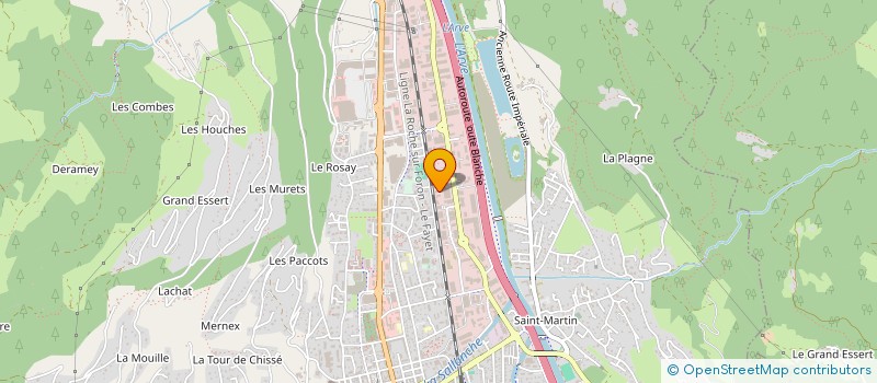 localisation de l'entreprise DE CARVALHO ET FILS à SALLANCHES
