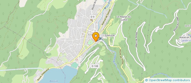 localisation de l'entreprise DE CARVALHO MULTISERVICES  ALLEVARD