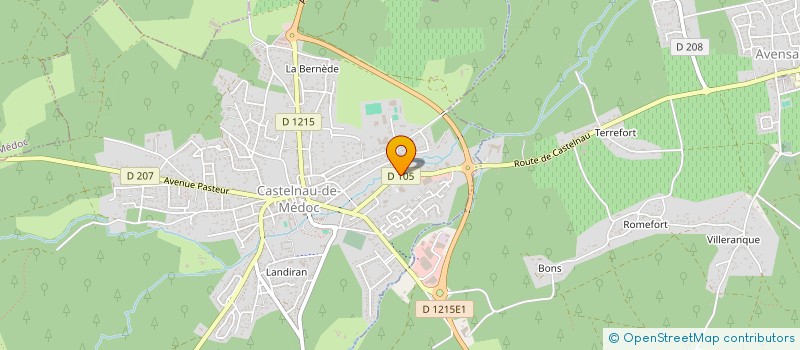 localisation de l'entreprise DE CASALIE  CASTELNAU-DE-MEDOC