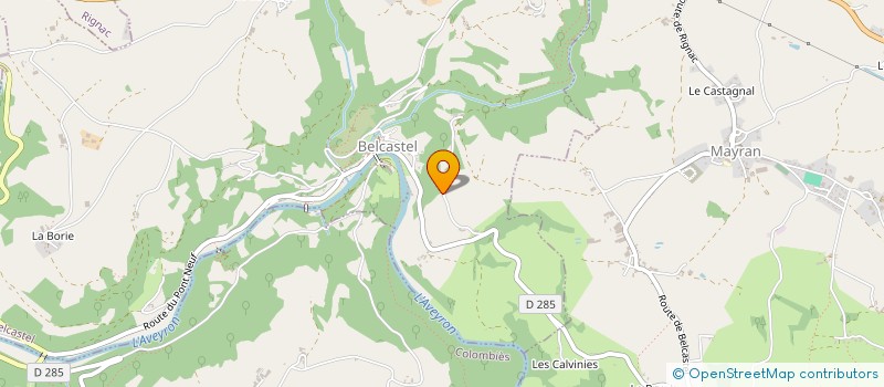 localisation de l'entreprise DE CASSAN  MAYRAN