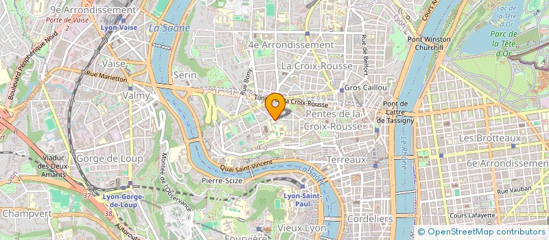 localisation de l'entreprise DE CASTAGNO à LYON