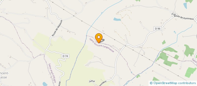 localisation de l'entreprise DE CASTAING  SAINT-PAUL-D'ESPIS