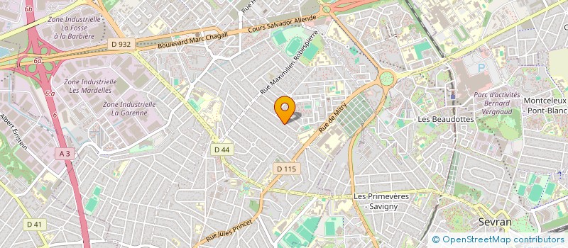 localisation de l'entreprise DE CASTRO à AULNAY-SOUS-BOIS
