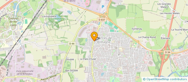 localisation de l'entreprise DE CASTRO FONSECA HOLDING à CHARTRES-DE-BRETAGNE