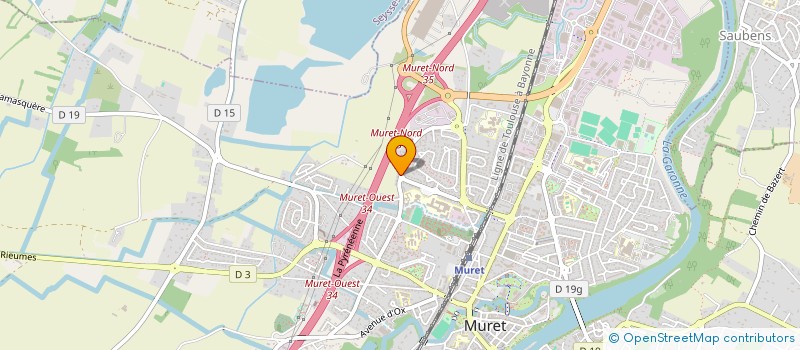 localisation de l'entreprise DE CASTRO RENOVATIONS ET IMMOBILIER  MURET