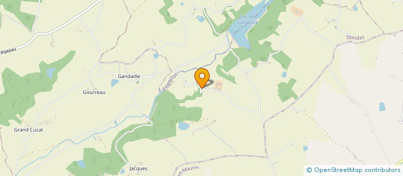 localisation de l'entreprise DE CAZELLES  DONDAS