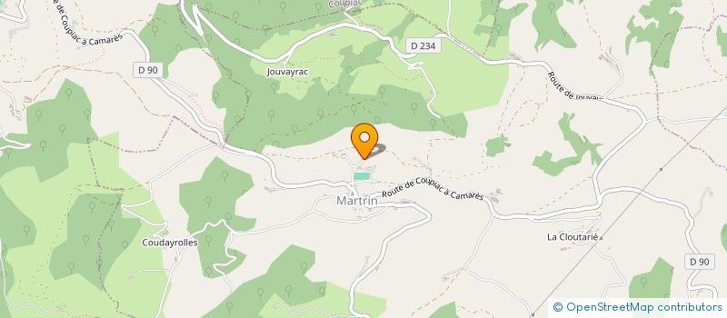 localisation de l'entreprise DE CAZELLES  MONTCLAR