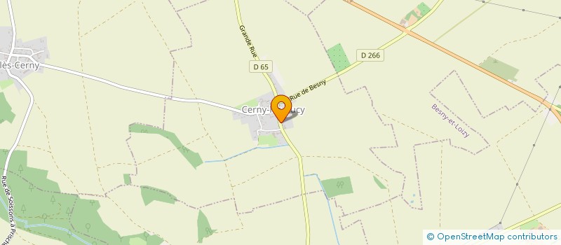 localisation de l'entreprise DE CER  CERNY-LES-BUCY