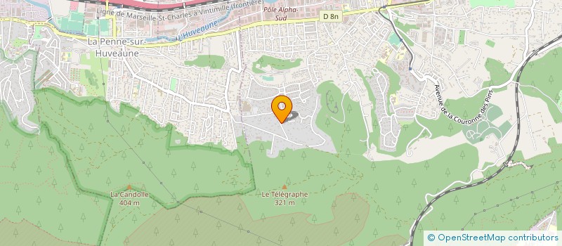 localisation de l'entreprise DE CESARE AUTOMOBILES  AUBAGNE