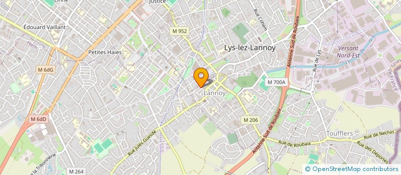 localisation de l'entreprise DE CESARE INVEST  LANNOY