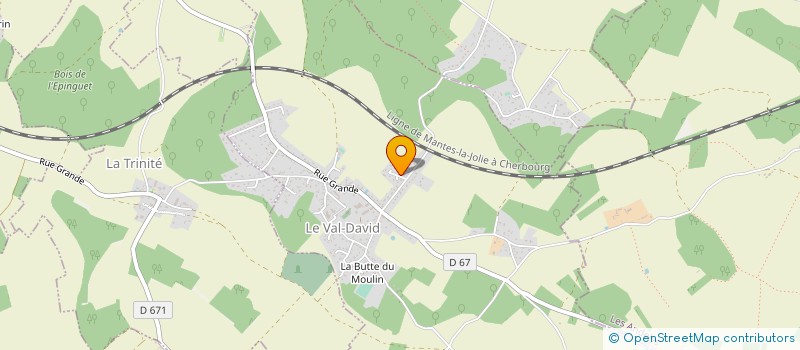 localisation de l'entreprise DE CHAIGNOLLES  CHAIGNES