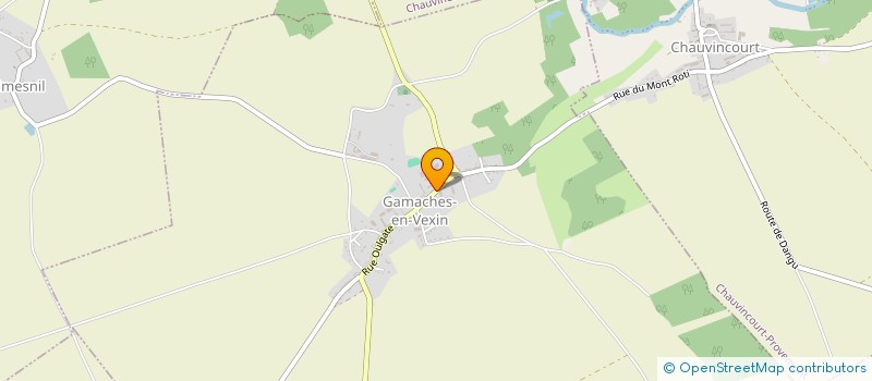 localisation de l'entreprise DE CHAILLY  GAMACHES-EN-VEXIN