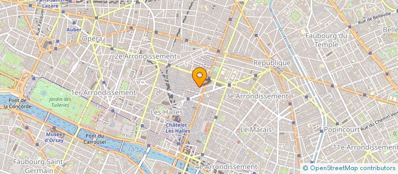 localisation de l'entreprise DE CHAIR ET D'EAUX  PARIS