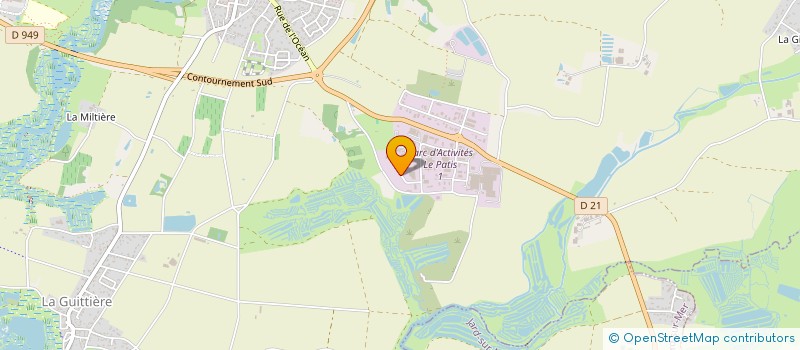 localisation de l'entreprise DE CHALABREGES AUTOMOBILES  TALMONT-SAINT-HILAIRE