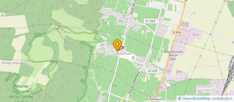 localisation de l'entreprise DE CHAMPERRIER  BROCHON