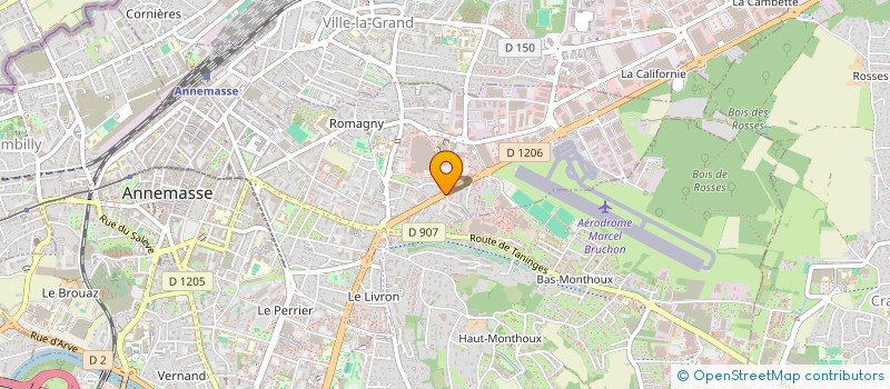 localisation de l'entreprise DE CHAMPF GESTION SCI à ANNEMASSE