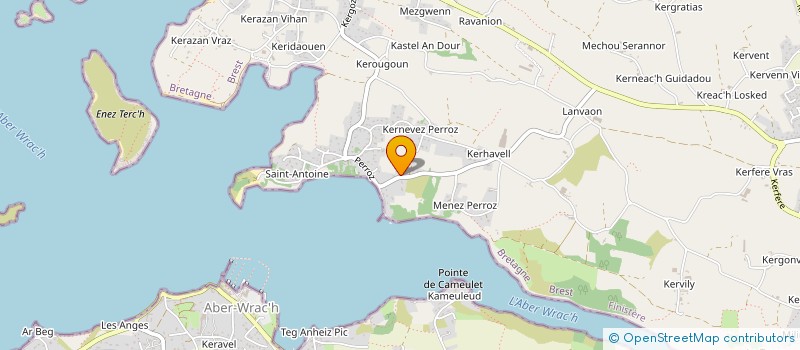 localisation de l'entreprise DE CHARCOT  PLOUGUERNEAU