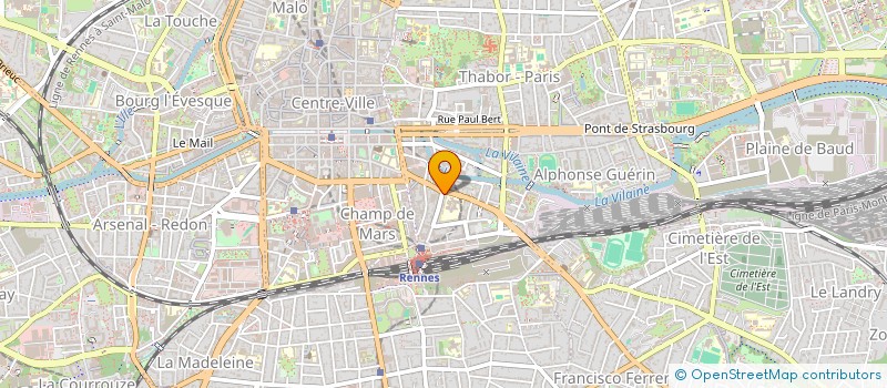 localisation de l'entreprise DE CHARME  RENNES