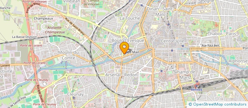 localisation de l'entreprise DE CHARRY-LE GLATIN  RENNES