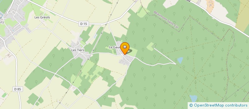 localisation de l'entreprise DE CHASSE DU HAUT POITOU à DISSAY