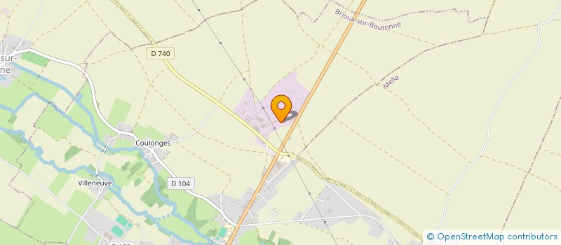 localisation de l'entreprise DE CHASSEMONT  BRIOUX-SUR-BOUTONNE