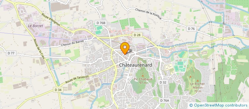 localisation de l'entreprise DE CHATEAU à CHATEAURENARD